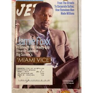 JET Magazine Jamie Foxx Miami Vice and Homeless to millions. July 31, 2006 EUC